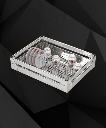 Fully Perforated Cup Saucer Basket