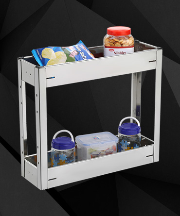 Fully Perforated Double Pullout Basket