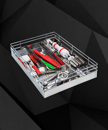 Perforated Cutlery Basket